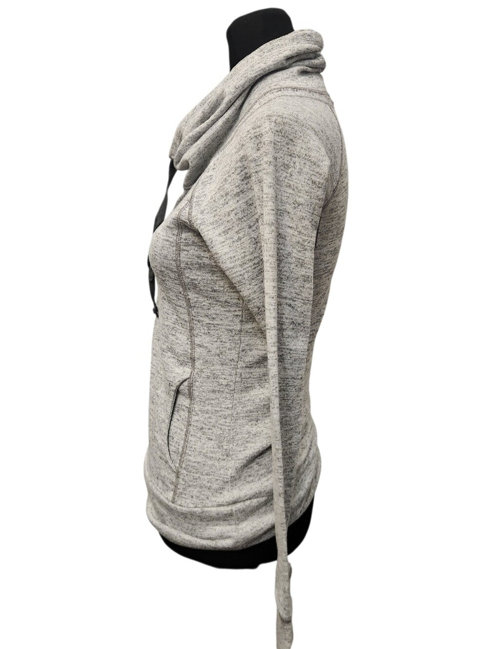 Kuhl Knit Top Womens XS Gray Funnel Neck Long Sleeve Athletic Shirt - Picture 4 of 9